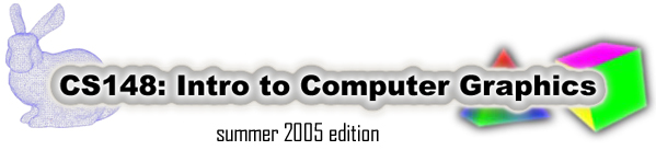 CS148: Introductory Computer Graphics (Summer 2005)